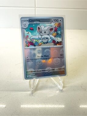 Pokemon TCG Card -  Cinccino [Poke Ball] #76 Pokemon Black Bolt